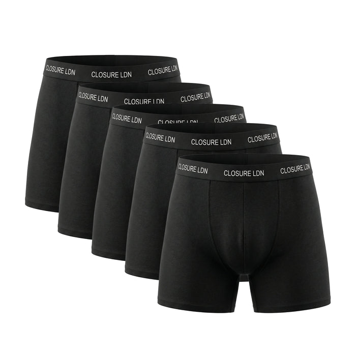 5-Pack Classic Boxer Briefs | Black