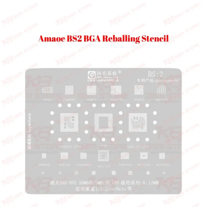 Amaoe BS2 BGA Reballing Stencil