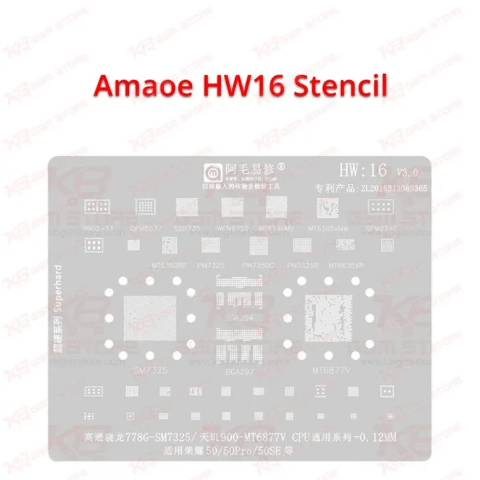 Amaoe HW16 Stencil
