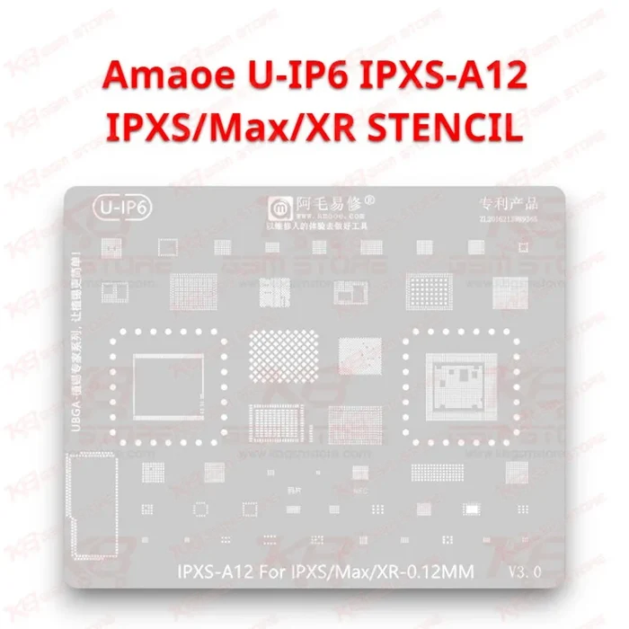 Amaoe U-IP6 IPXS-A12 IPXS/Max/XR V3.0 STENCIL