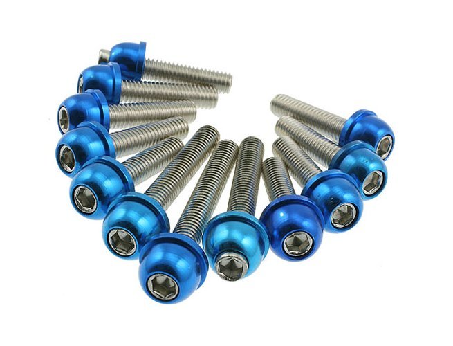 Anodized transmission case bolts - ScooterSwapShop