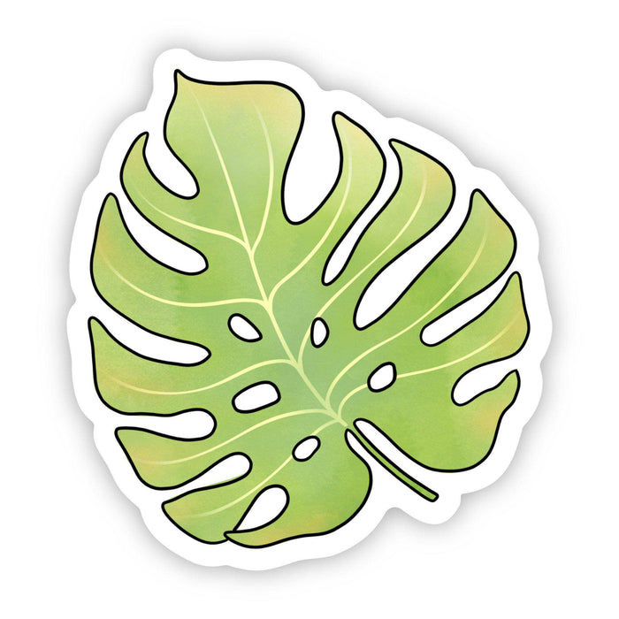Big Moods Monstera Leaf Vinyl Sticker