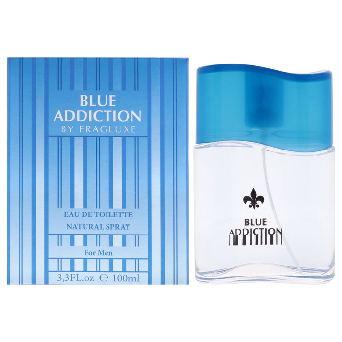 Blue Addiction by Fragluxe for Men - 3.3 oz EDT Spray