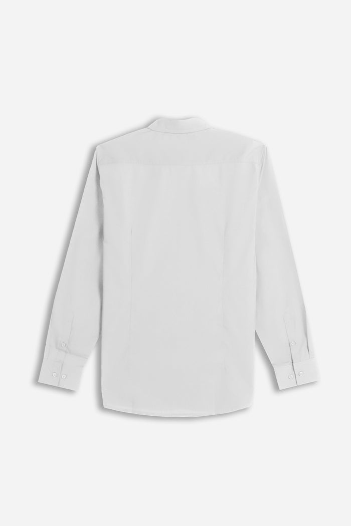 CAMICIA BASIC COLLO ITALIANO GRIGIO CHIARO