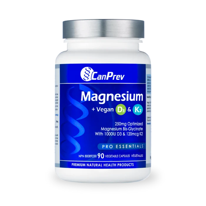 Canprev: Magnesium + Vegan D3 & K2