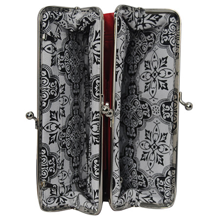 Double Frame Red NGIL Vintage Style Wallet