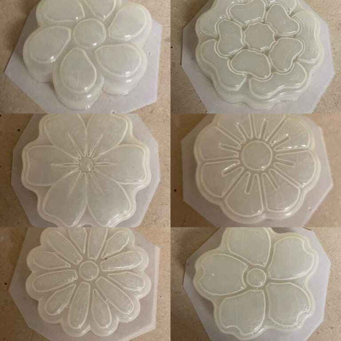 Flower Set (6pk) - DB Bath Bomb Moulds