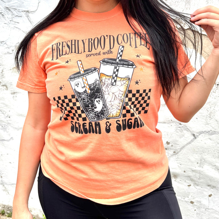 Freshly Boo’d Coffee Soft Graphic Tee