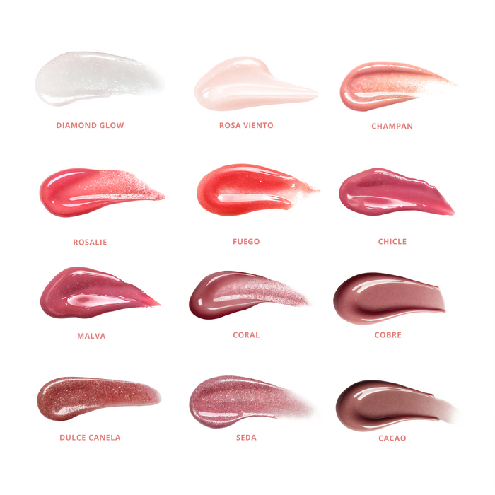 Sombras en tendencia 2025 - Maquillaje viral México, Labial glossy efecto espejo - Look tendencia TikTok