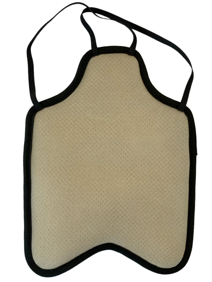 Hen Saver Ultra-Light Chicken Saddle for Hens (Cool Mesh Hen Apron Made in USA) Sand Double Strap (crossed under neck)