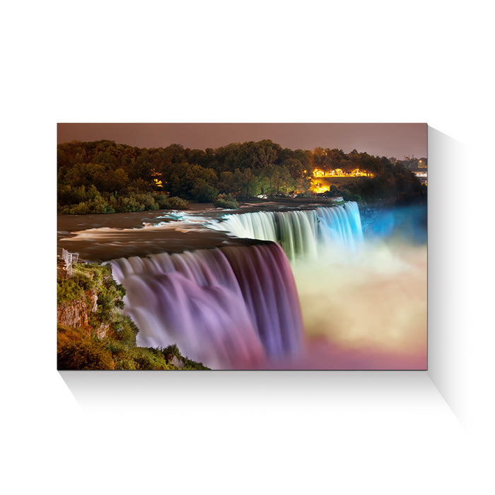High Quality Art Print on Stretched Canvas of Niagara Falls in colors