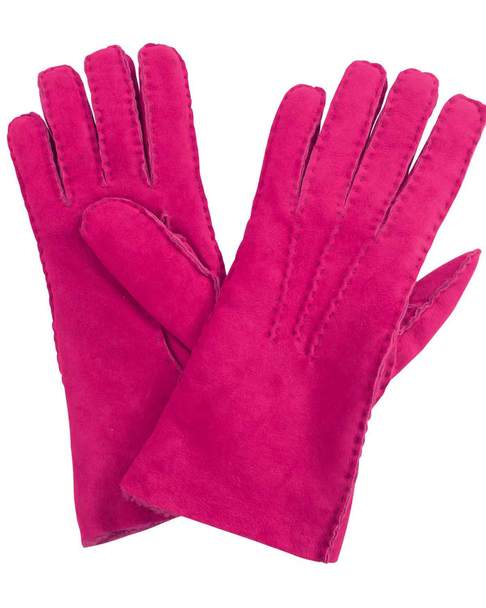 Lambskin Gloves - Pink