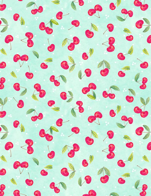 LAST CHANCE - SQUEEZE THE DAY - CHERRY TOSS (2 1/4 YARDS)