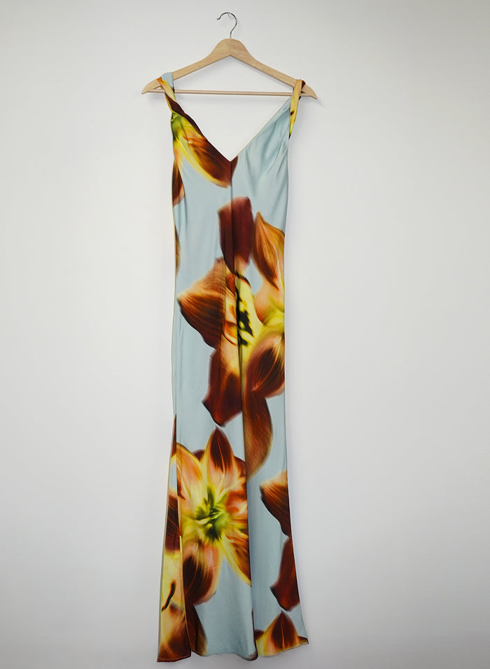 SICILY V SLIP DRESS