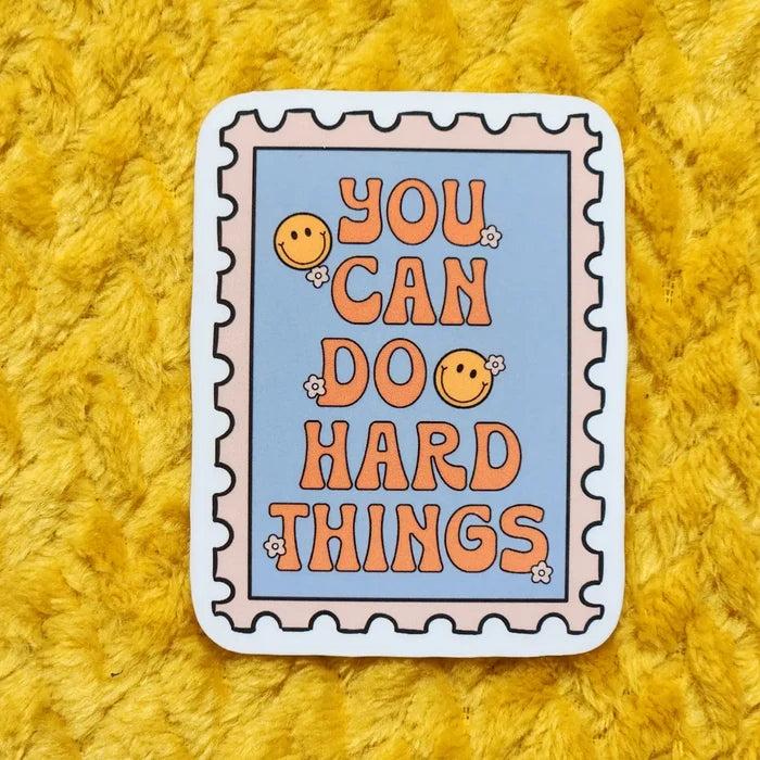 Luxe Trauma 'You Can Do Hard Things' Vinyl Sticker