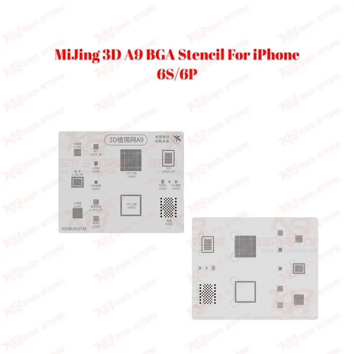 MiJing 3D A9 BGA Stencil For iPhone 6S/6P