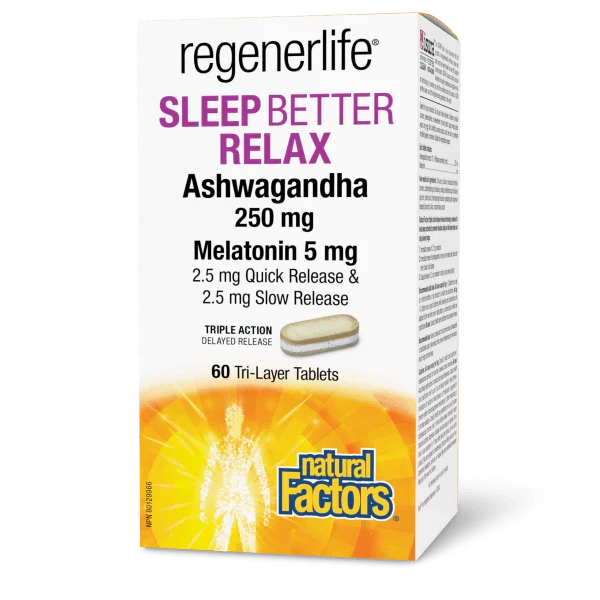 Natural Factors: Regenerlife Sleep Better Relax