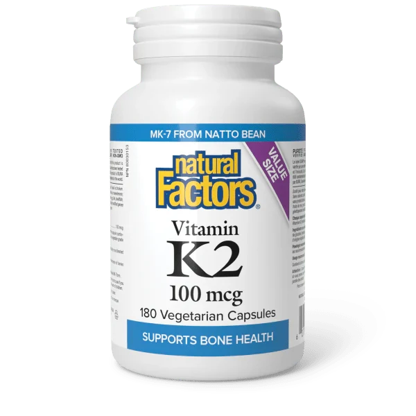Natural Factors: Vitamin K2 (100mcg)