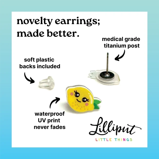 *NEW* Lilliput Little Things Earrings - Kawaii Tooth