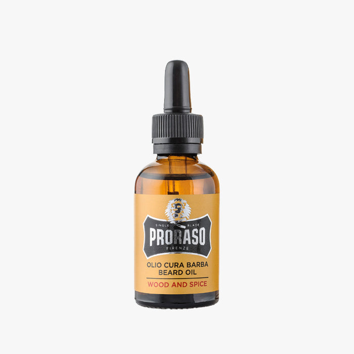 PRORASO BEARD OIL WOOD & SPICE 30ML (1floz)