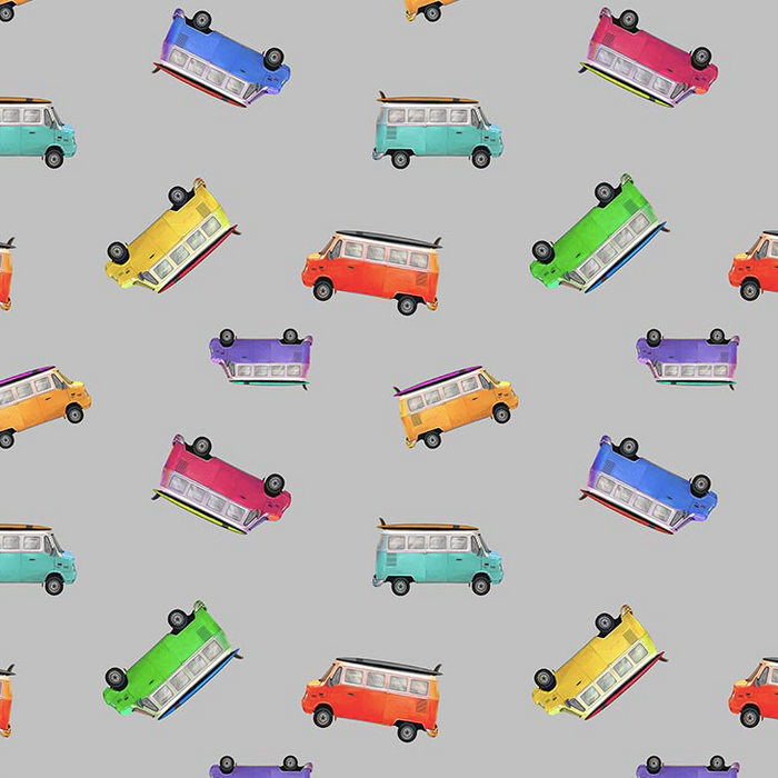 RETRO CAMPERS - TOSSED CAMPERS (4 YARDS)