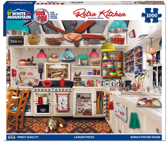 Retro Kitchen Seek & Find Puzzle 1000 Pce