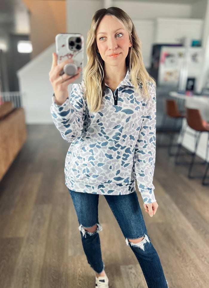 Rocky Stone Camo 1/4 Zip