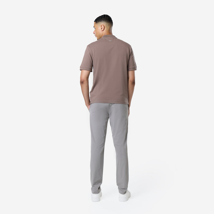 Smart Pique Polo | Warm Brown