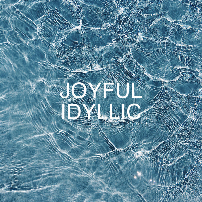 Joyful Idyllic on a water background