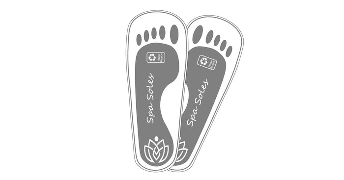 Strapless Sticky Sandals (25 pair) - cardboard