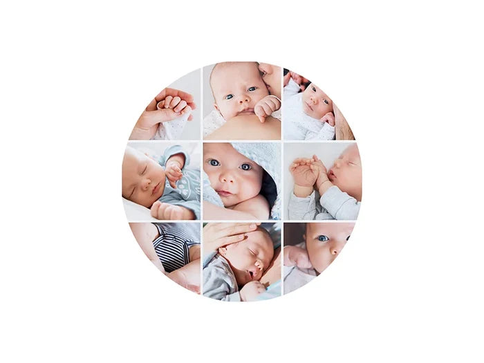 Sublimation Blanks Plastic Fridge Magnet (Round, φ6.5cm)
