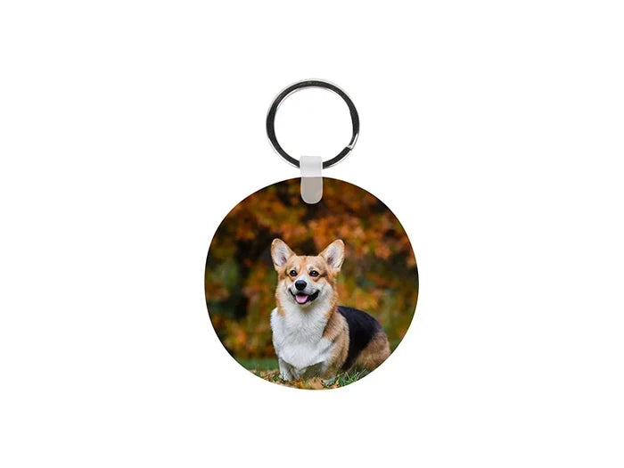 Sublimation Plastic Keyring (Round, φ6.3cm)