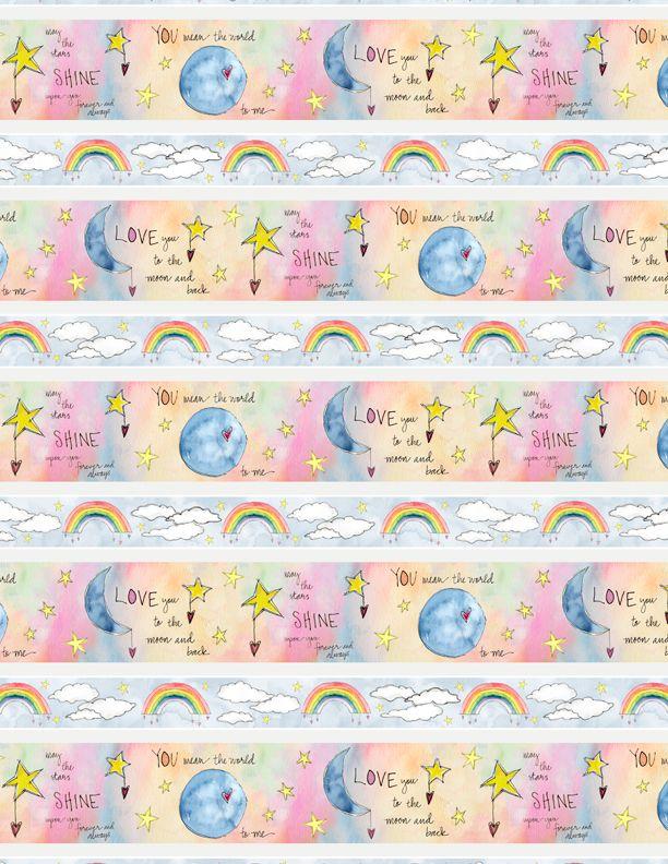SWEET WORLD - REPEATING STRIPE (4 YARDS)