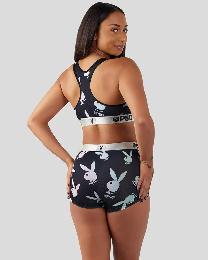Women PSD Playboy Glow Sports Bra