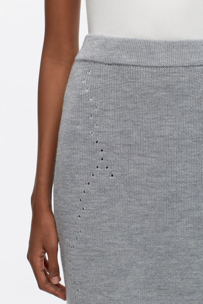 Women's Maadi Skirt in Heather Grey