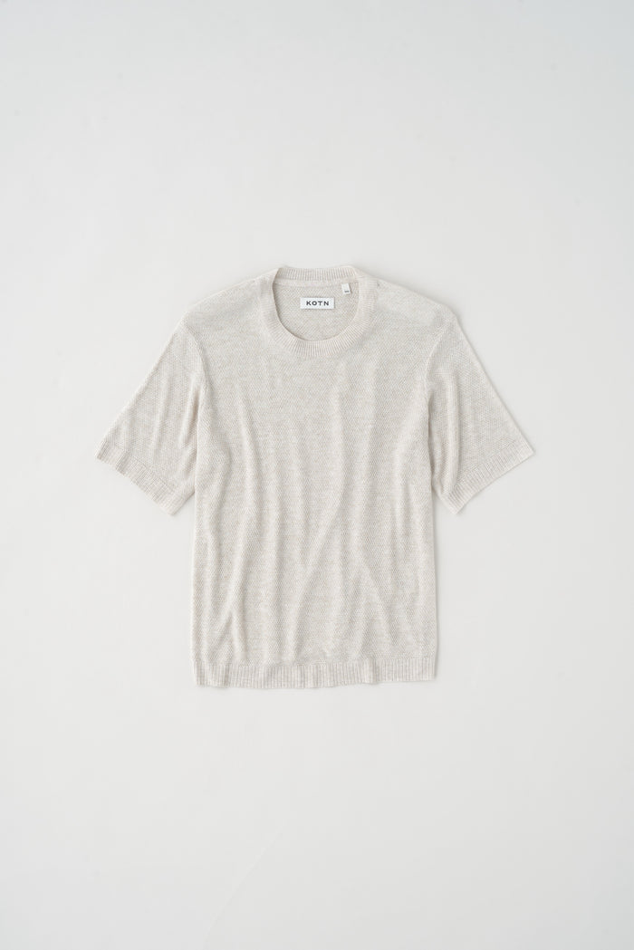Women's Mesh Tee in Natural