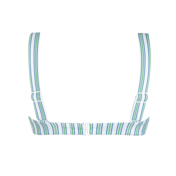 women's tamarin stripe cup bikini top