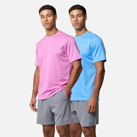 2-Pack Pace Performance Twinset  | Pink/Uni Blue