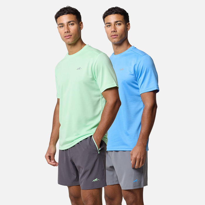 2-Pack Pace Performance Twinset  | Vapour Green/Uni Blue