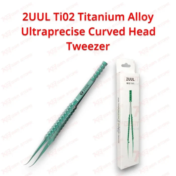 2UUL Ti02 Titanium Alloy Ultraprecise Curved Head Tweezer