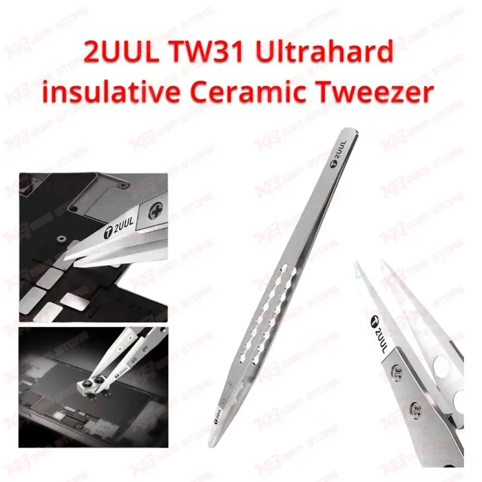 2UUL TW31 Ultrahard insulative Ceramic Tweezer