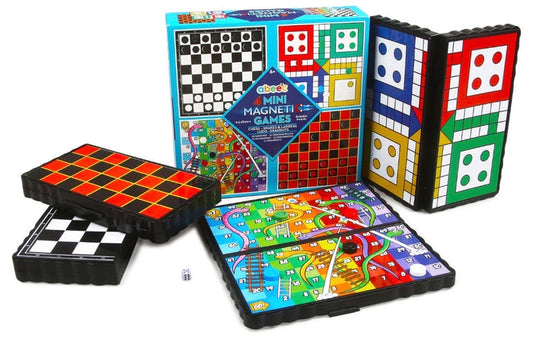 4 Mini Magnetic Travel Games