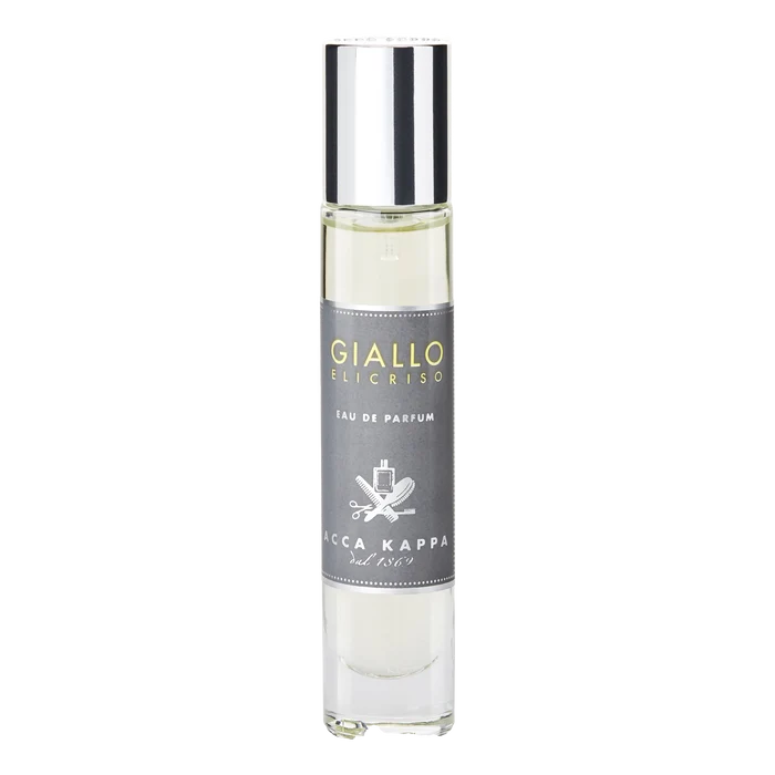 Acca Kappa Giallo Elicriso reisevask Eau de Parfum i liten sylindrisk flaske med rullekork