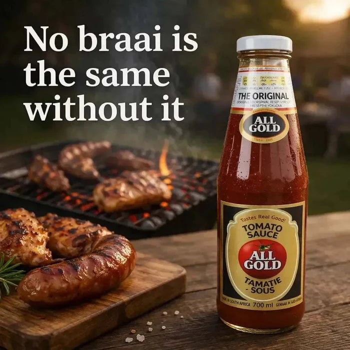 All Gold Tomato Sauce 700ml bottle authentic South African ketchup gluten-free no preservatives