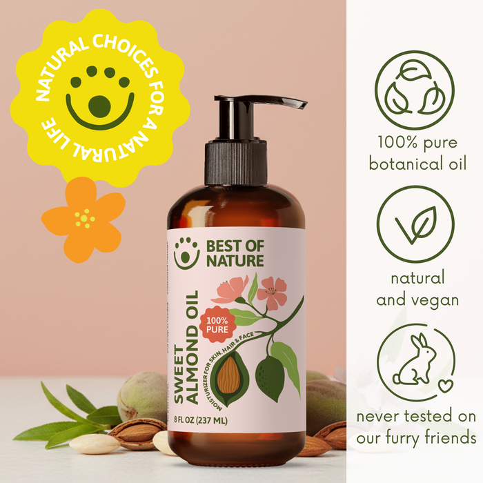 Almond Massage & Body Oil - 100% Pure