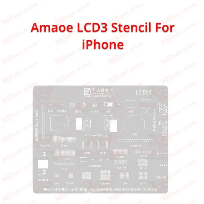 Amaoe LCD3 Stencil For iPhone