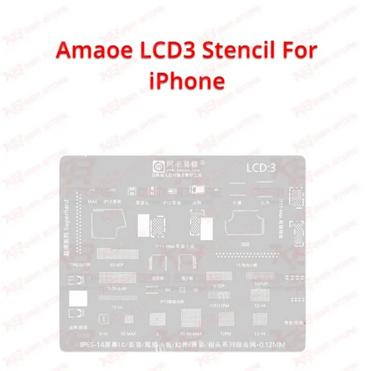 Amaoe LCD3 Stencil For iPhone