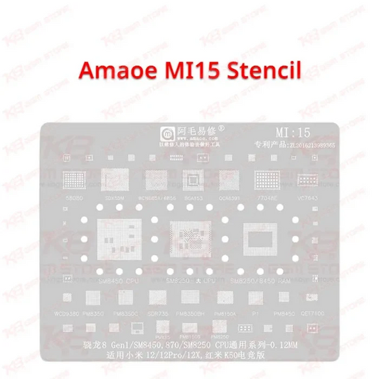 Amaoe MI15 Stencil