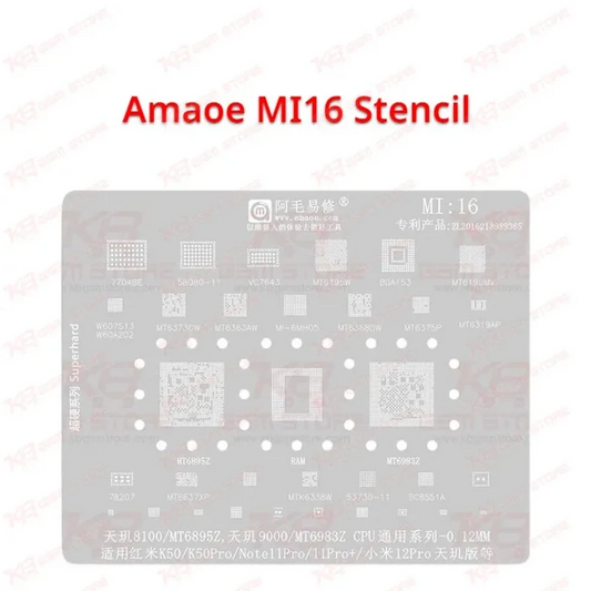 Amaoe MI16 Stencil