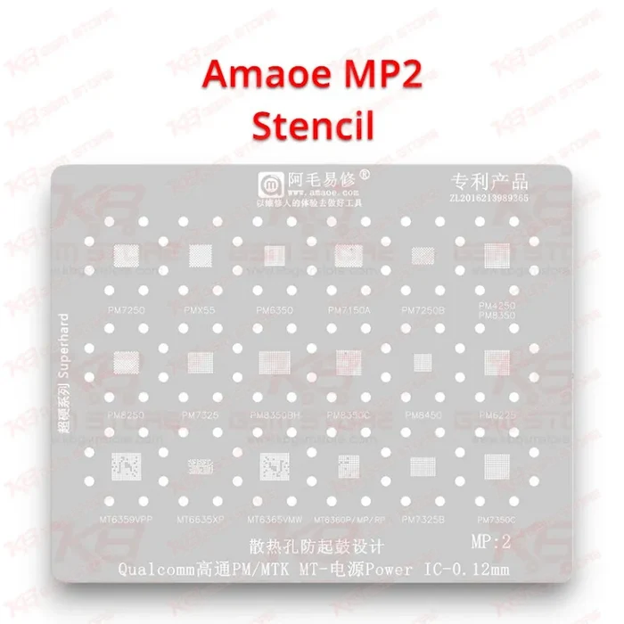 Amaoe MP2 Stencil